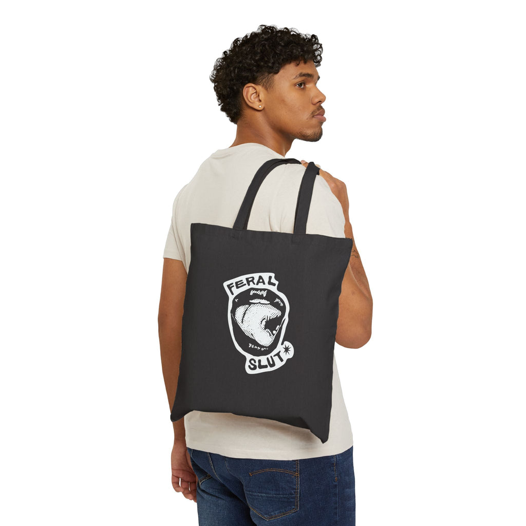 Feral SlUt Licks | Canvas Tote Bag