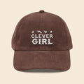 Clever Girl | Embroidered Corduroy Cap