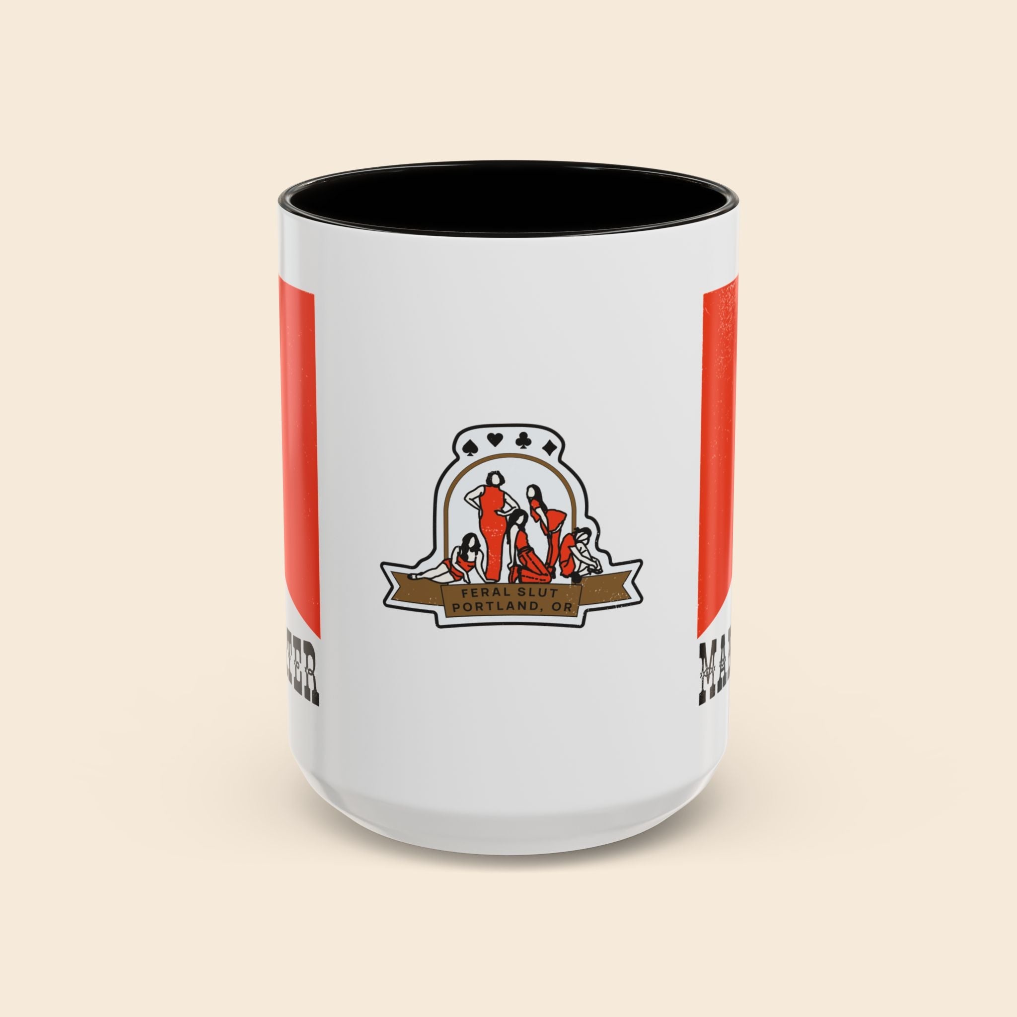 Maneater | Block Print Mug