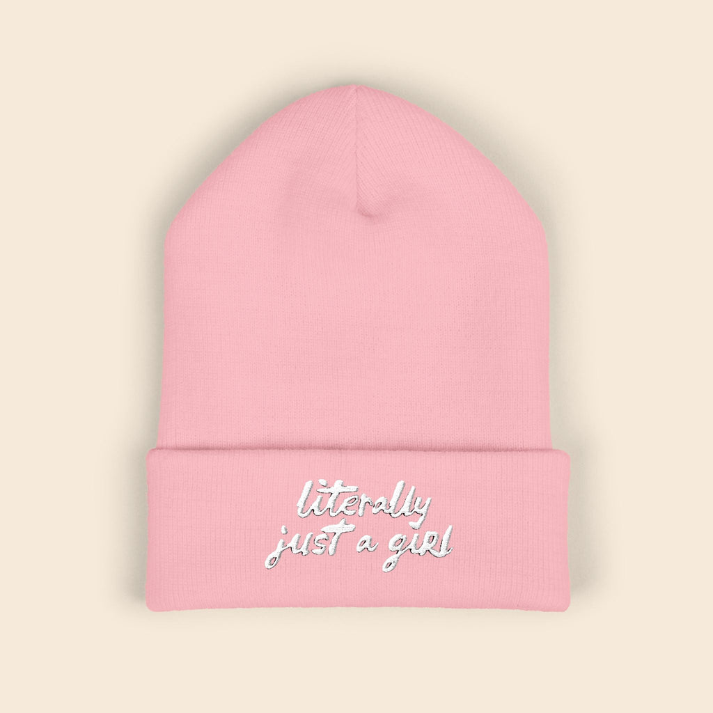 Literally Just a Girl | Embroidered Beanie