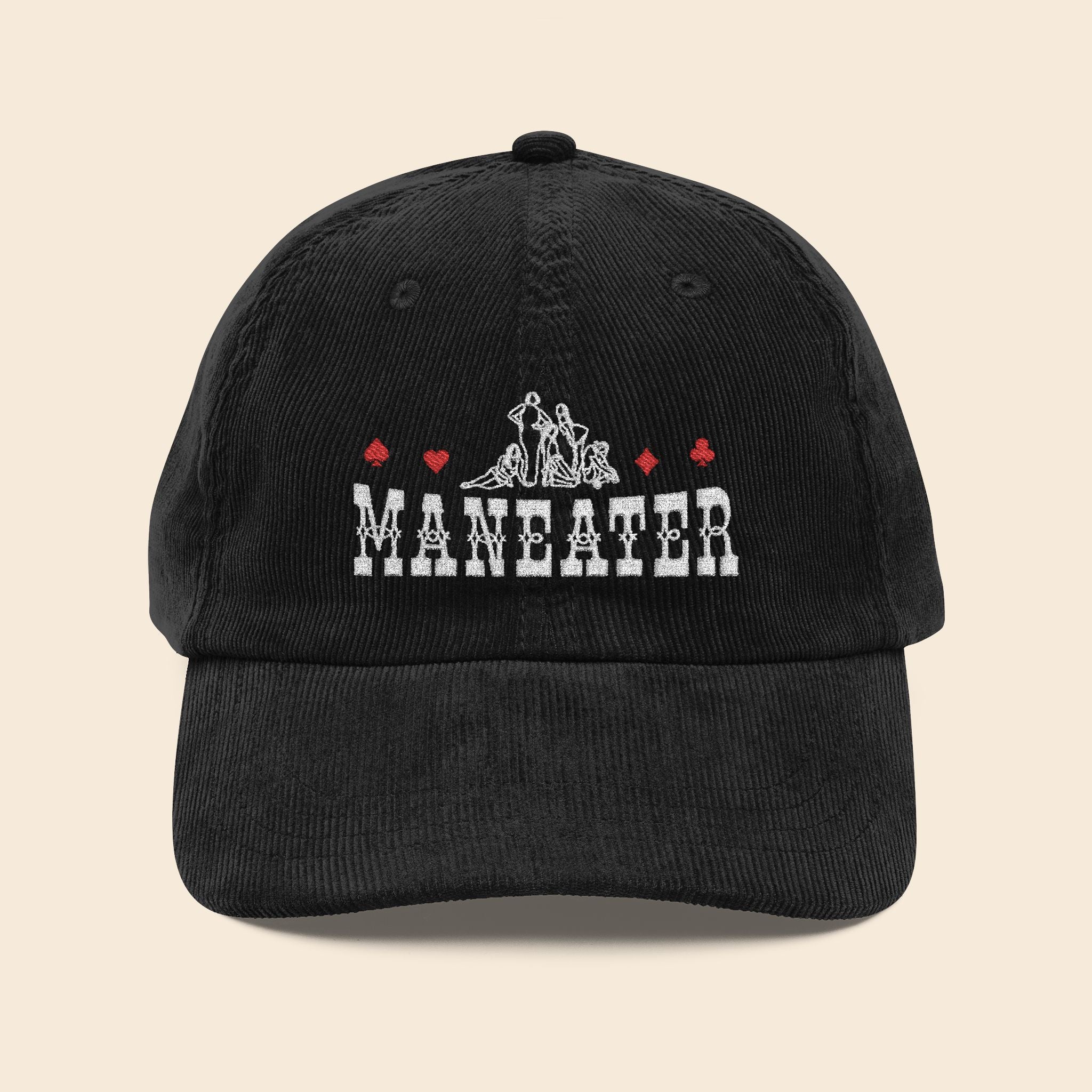 ManEater | Embroidered Corduroy Cap