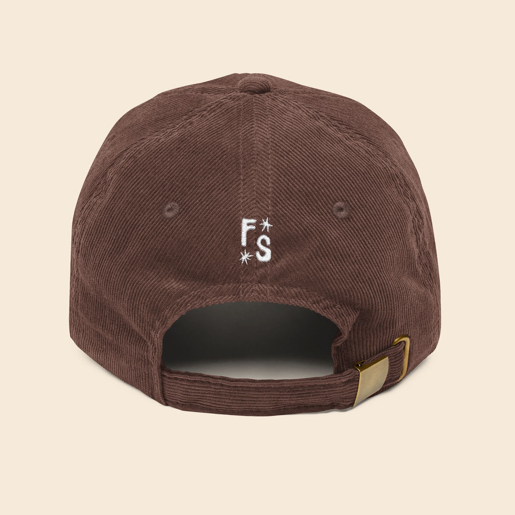 Clever Girl | Embroidered Corduroy Cap