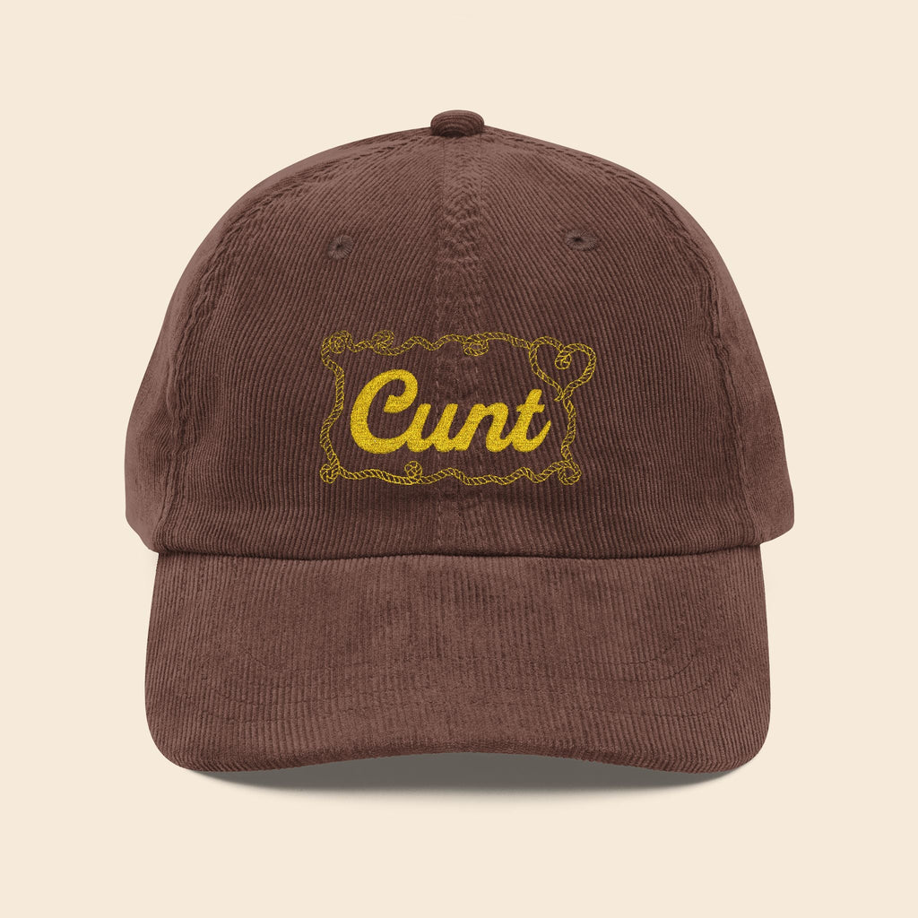 Cunt | Embroidered Corduroy Cap