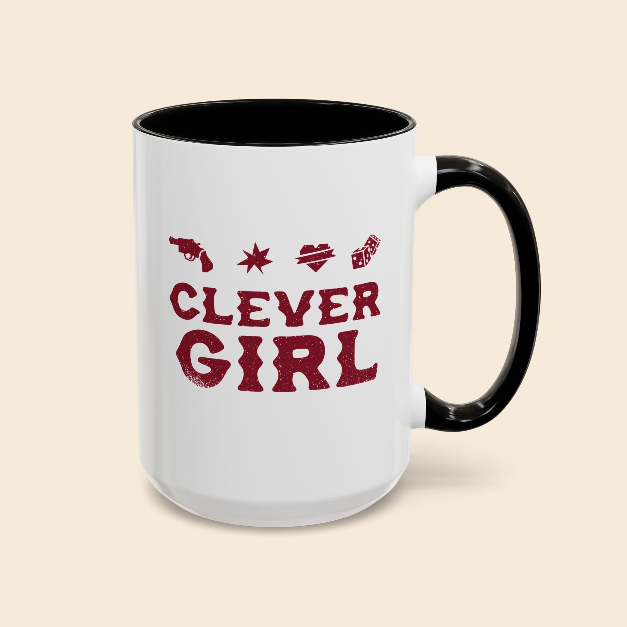 Clever Girl | Block Print Mug