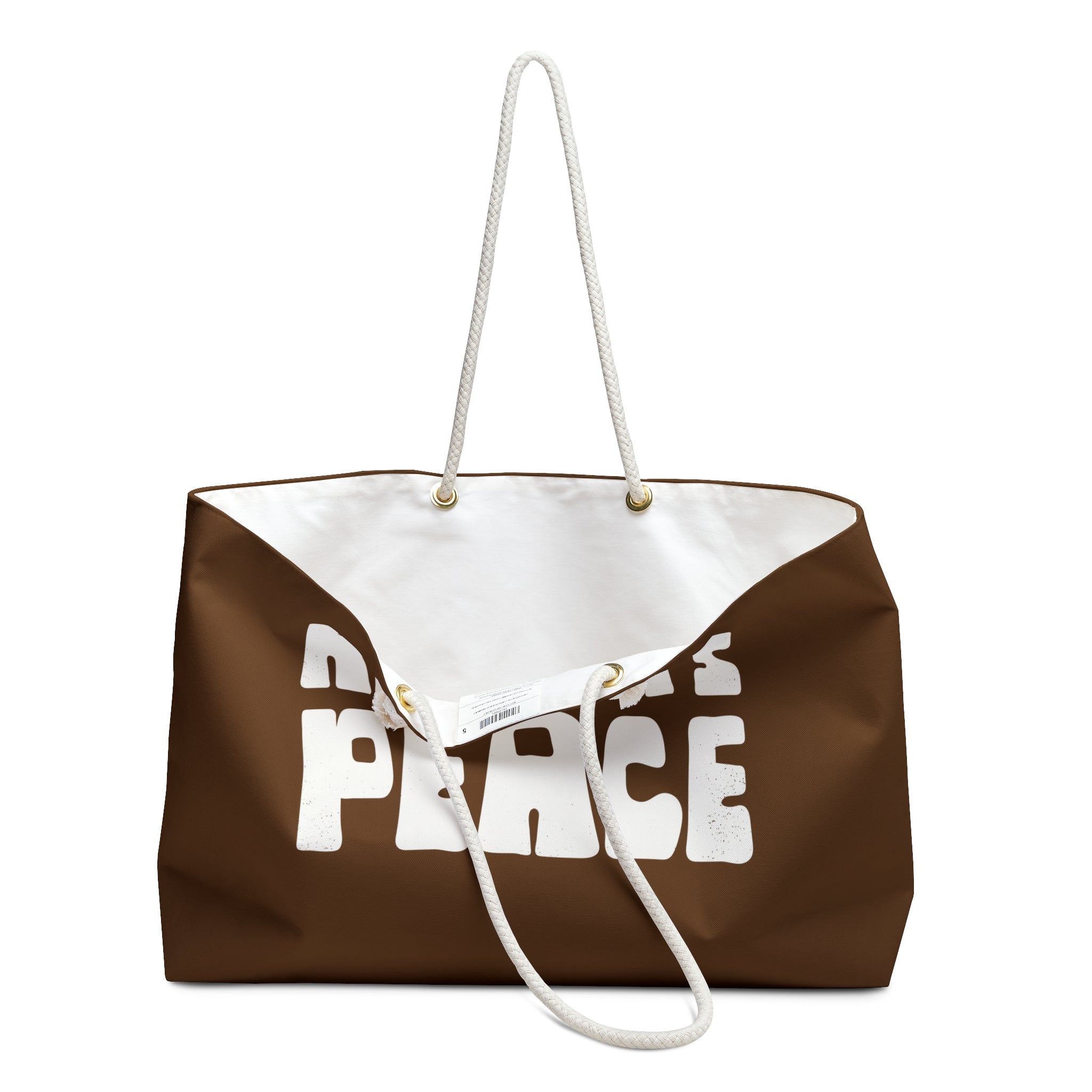 No Man's Peace | Weekender Travel Bag | Brown