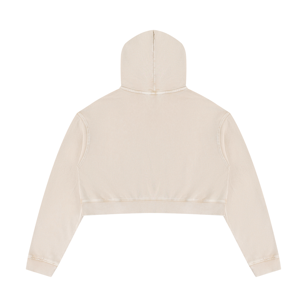 Cunt | Mineral Washed Crop Hoodie