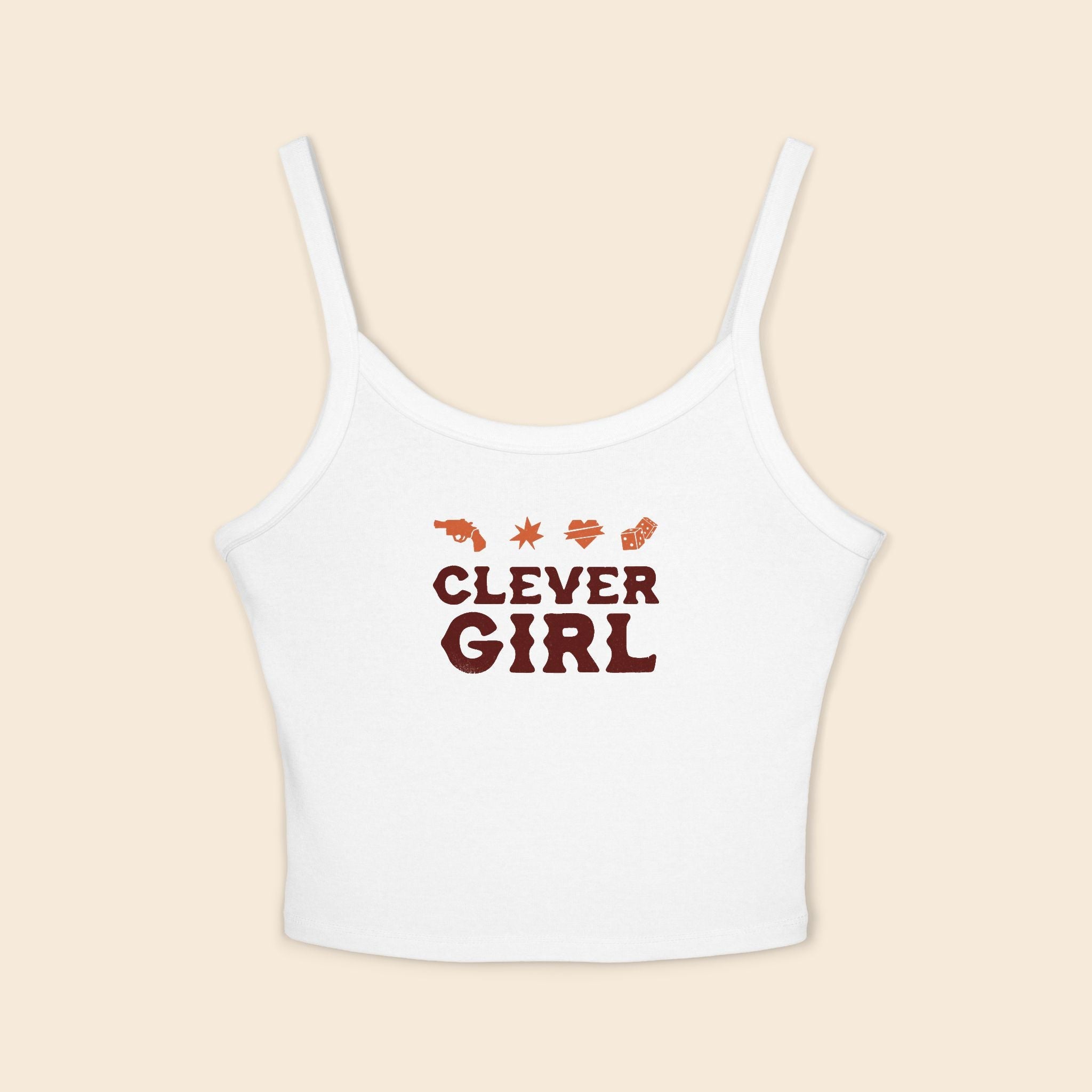 Clever Girl | Women's Spaghetti Strap Tank Top
