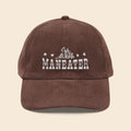 ManEater | Embroidered Corduroy Cap