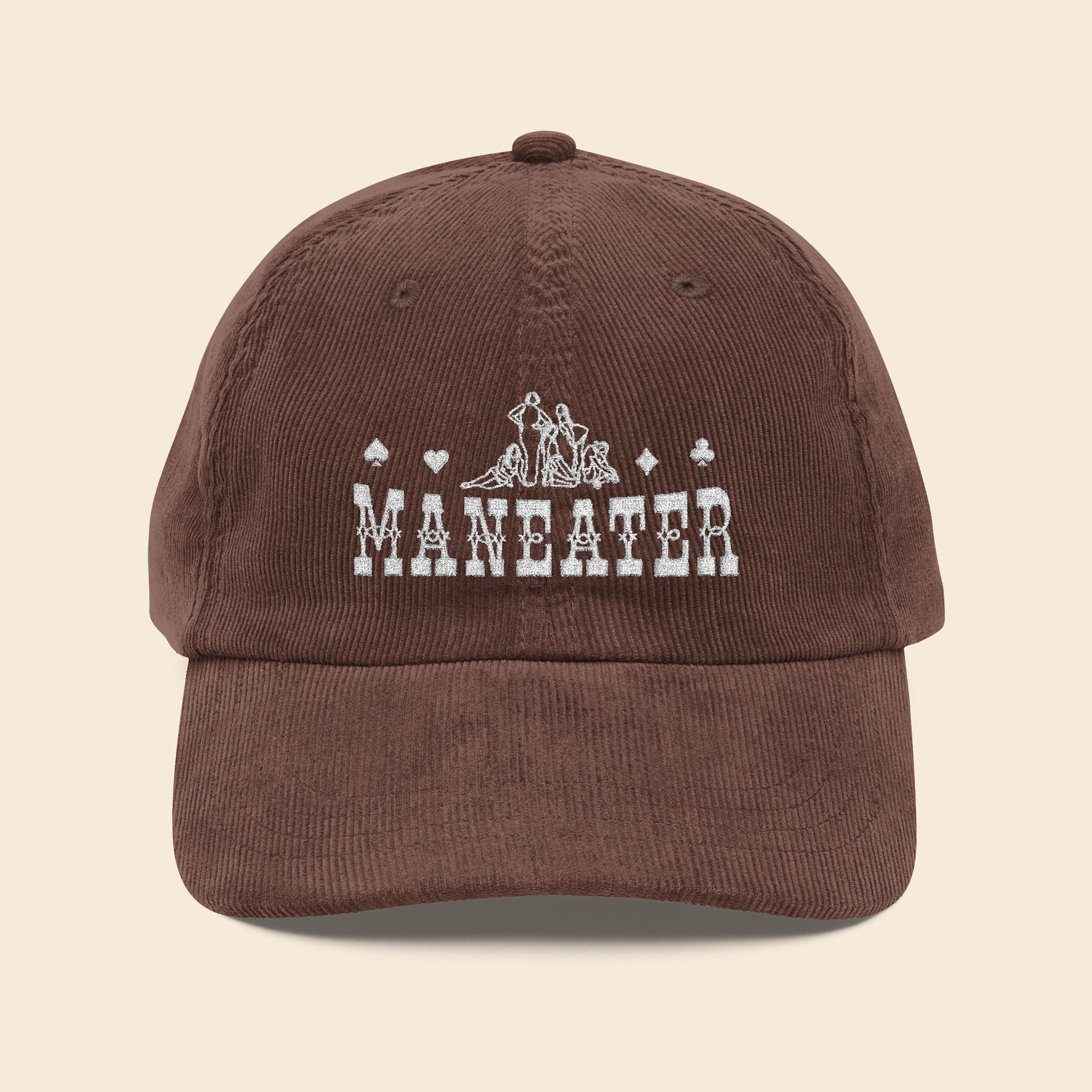 ManEater | Embroidered Corduroy Cap