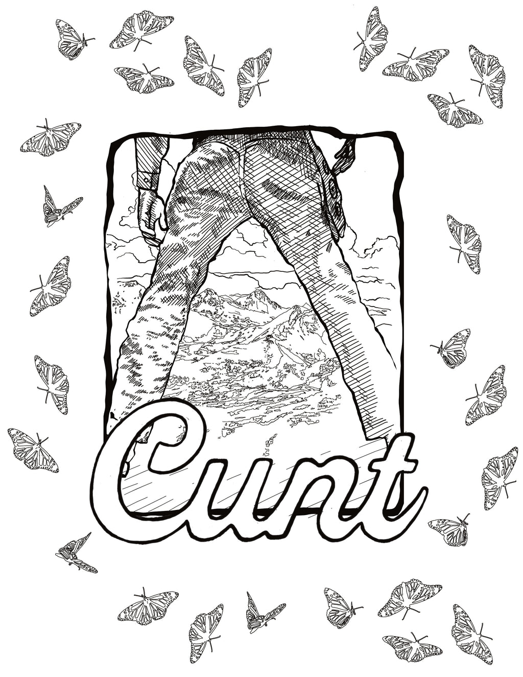 June Dirtbag Western Coloring Page Bundle